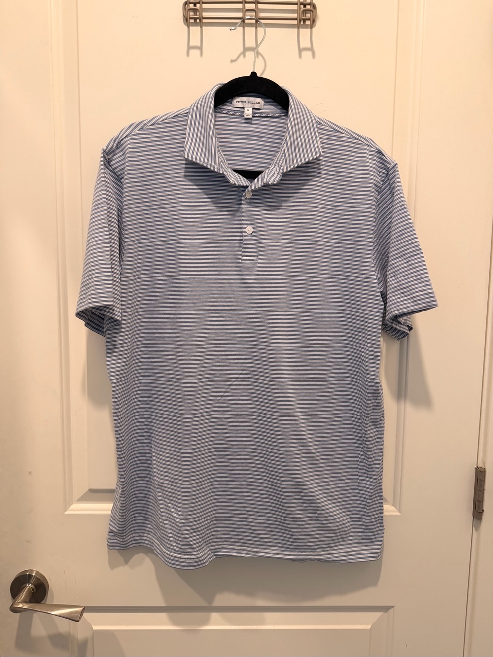 Peter Millar Hales Stripe
Performance Polo Size M
Blue